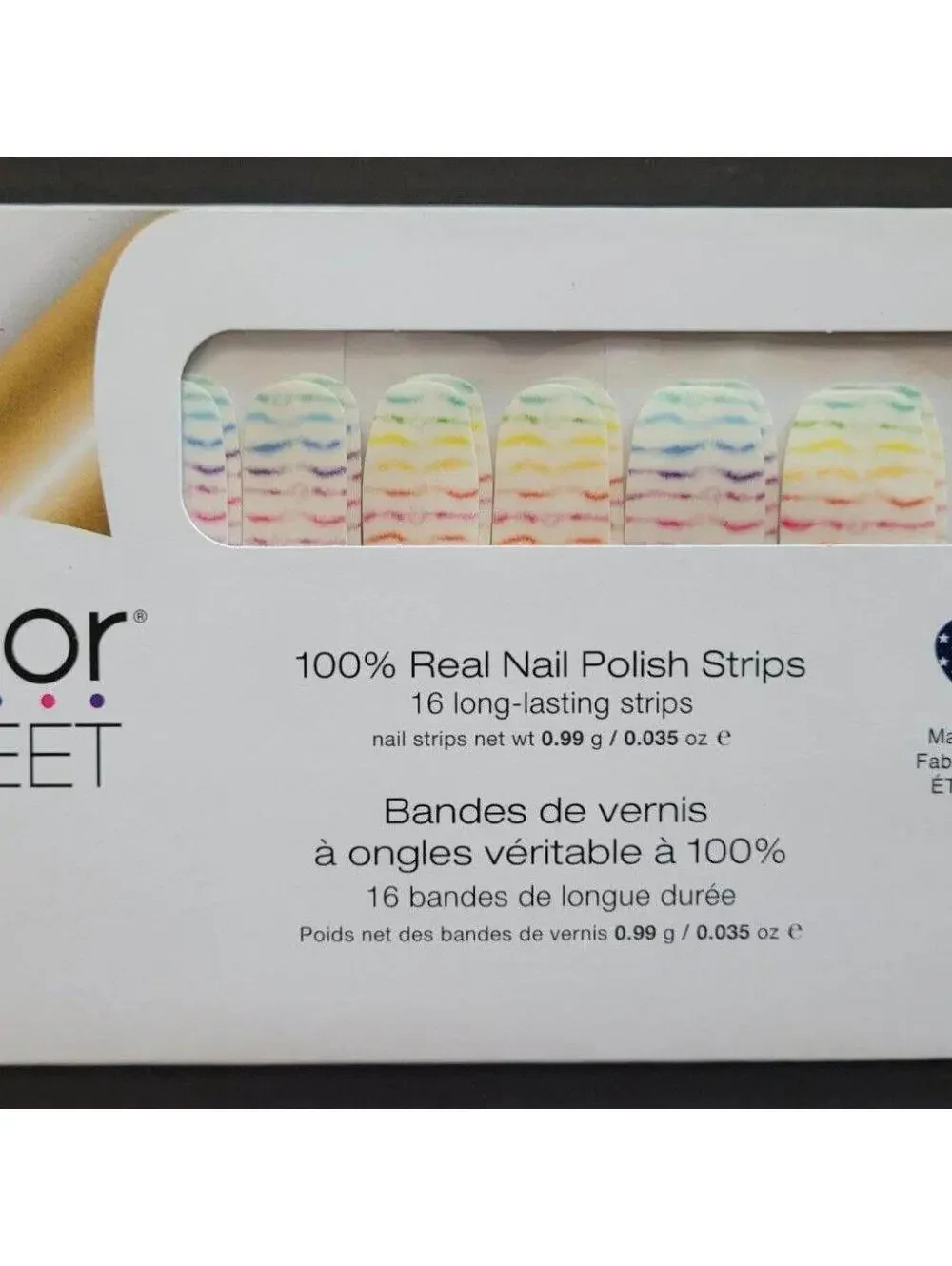 COLOR street nails hue do hue tie dye retired htf